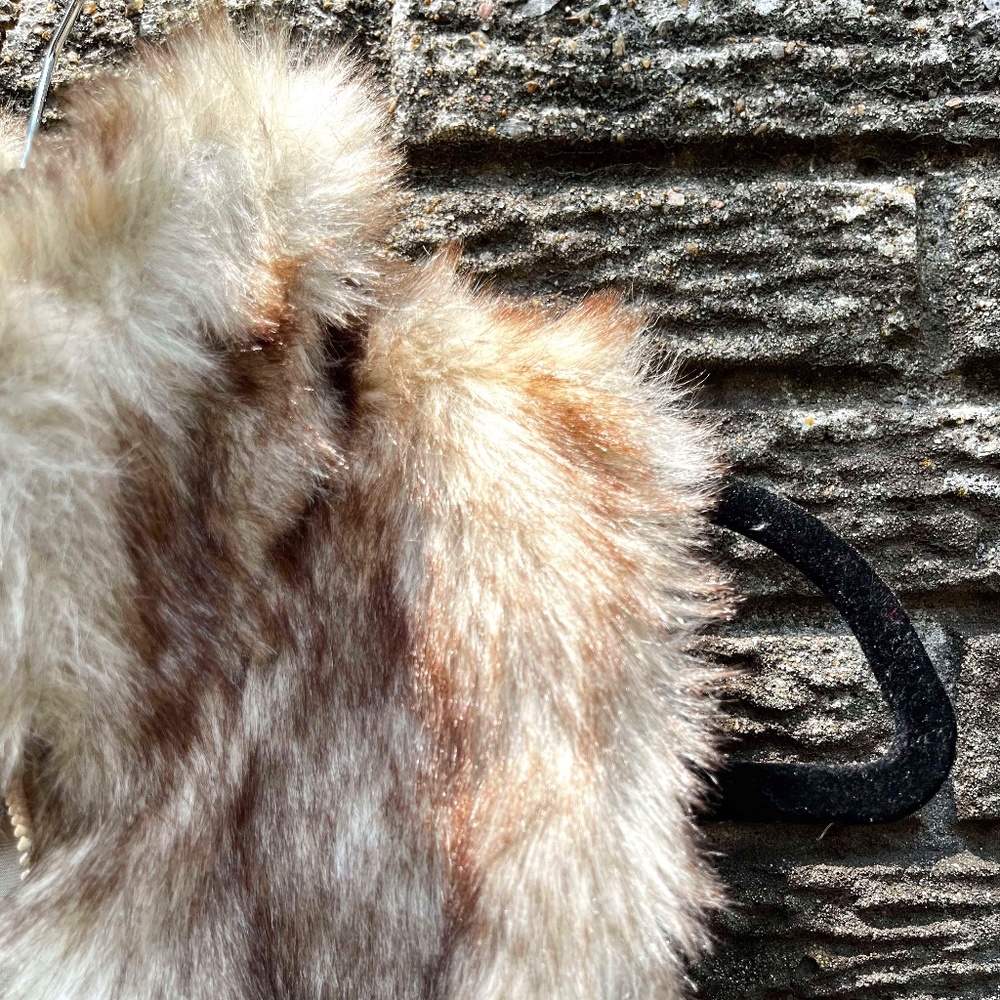 Tan Faux Fur Vest
